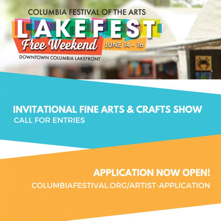 Call for Artists Columbia Festival of the Arts’ Invitational Fine